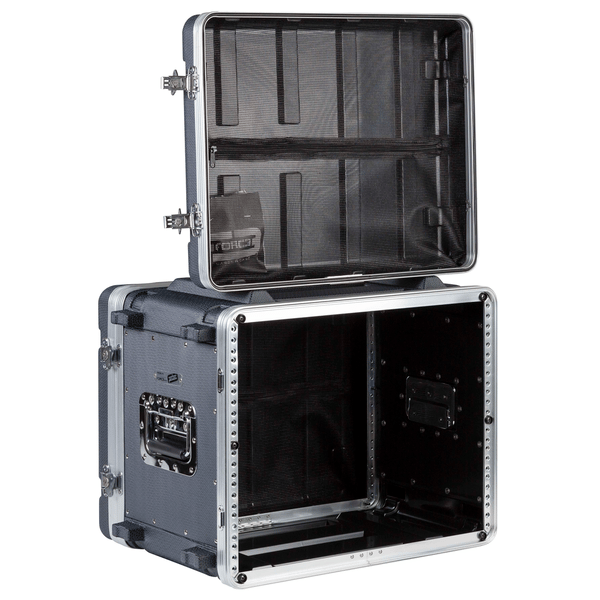 PROEL STAGE Custodia a rack 19' - 8 unità - realizzata in 'Polietilene FORCE'. Profondità interna utile: 307 mm