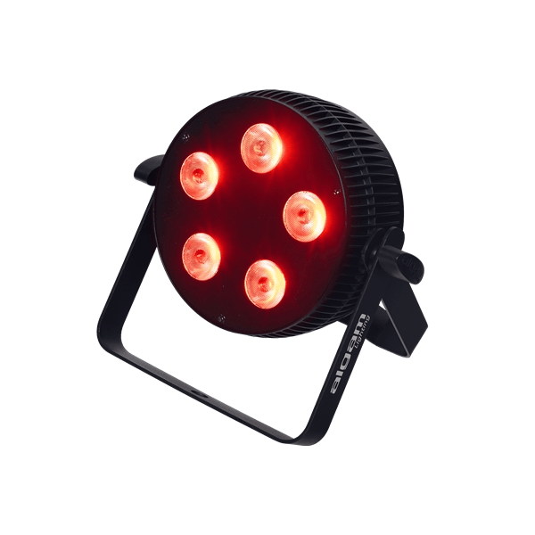 Algam Lighting SLIMPAR-510-HEX Proiettore Par LED 5 x 10W RGBWAU