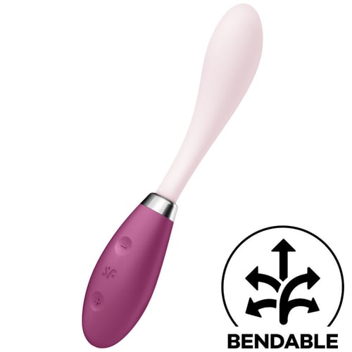 SATISFYER VIBRATOR SATISFYER - MULTI VIBRATORE G-SPOT FLEX 3 ROSSO
