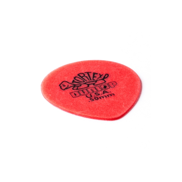 Dunlop 413R Tortex Tear Drop Red .50