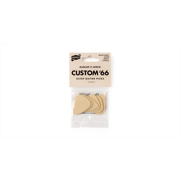 Dunlop Herco HEV211U66P Custom '66 Ultex Heavy Player's Pack/6