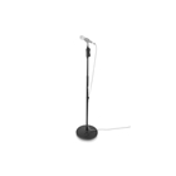 Gator Frameworks GFW-MIC-1201 Supporto microfonico con base rotonda da 30,5 cm e altezza regolabile da 101,6 a 160 cm<br>