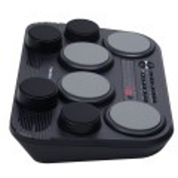 MEDELI Drum kit portatile con 8 pad in gomma sensibili al tocco e 2 pedali