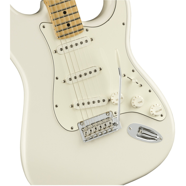 FENDER PLAYER STRATOCASTER MN POLAR WHITE CHITARRA ELETTRICA BIANCO POLARE