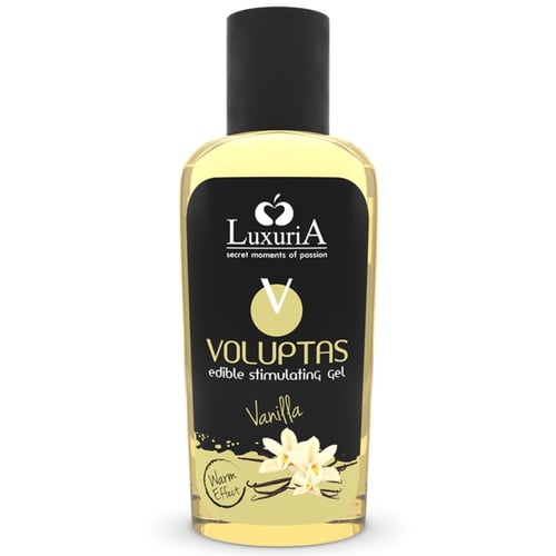 LUXURIA VOLUPTAS ESSBARES MASSAGEGEL MIT WÄRMEEFFEKT ? VANILLE 100 ML