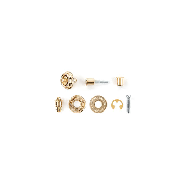 Dunlop SLS1404G Straplok Flush Mount Strap Retainer System, Gold