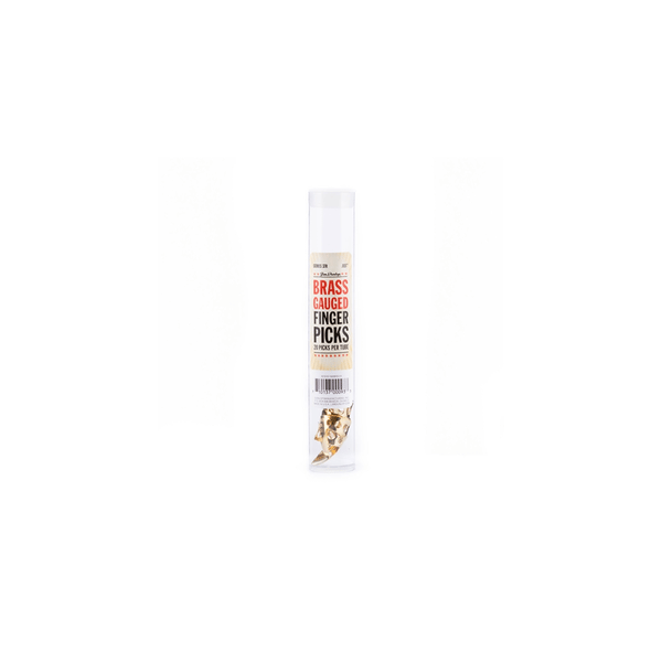 Dunlop 37R BRASS FINGER .015 - TUBO 20 PLETTRI