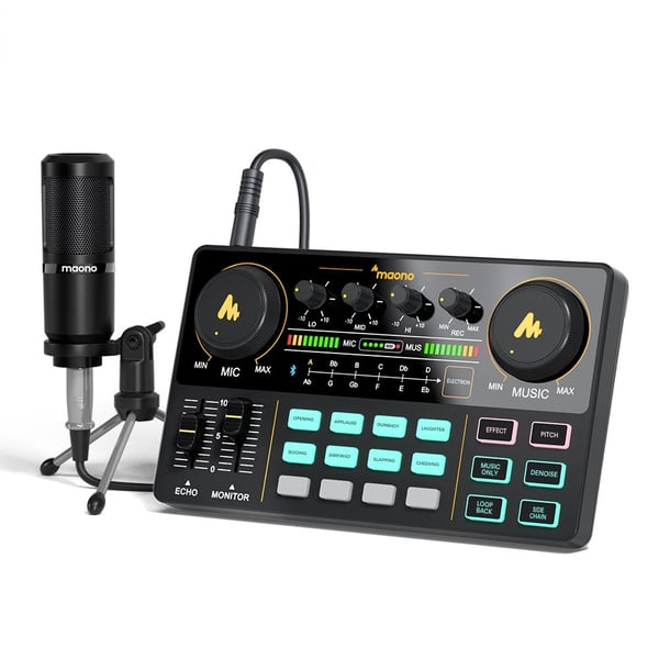 Kit portatile per Live Streaming e Podcast per Computer e smartphone MAONOCASTER LT AU-AM200-S1
