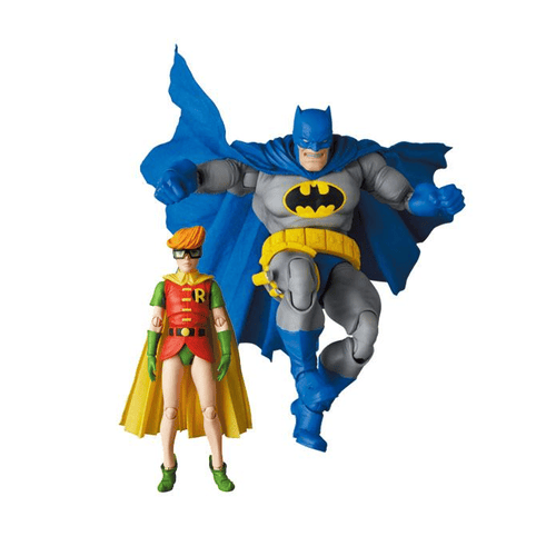 The Dark Knight Returns Figuras MAF EX Batman Blue Version & Robin 11- 16 cm