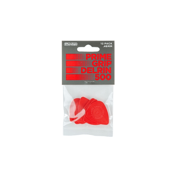 Dunlop 450P046 Prime Grip Delrin 500 .46 mm Player's Pack/12