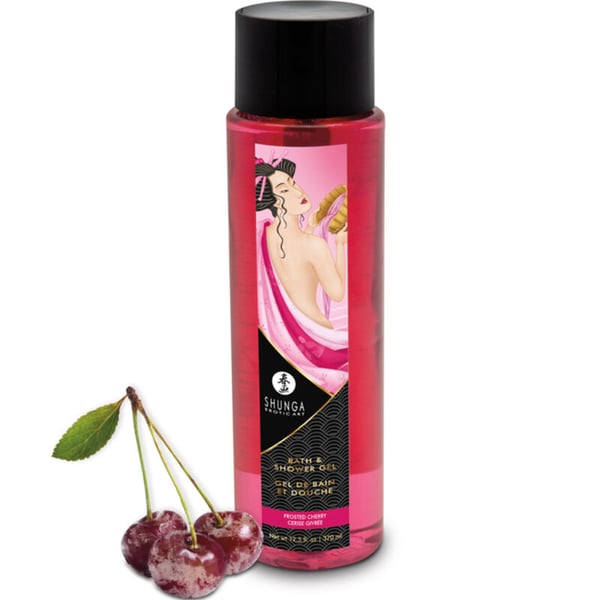 SHUNGA - GEL DE BAÑO &amp; DUCHA CEREZA 370 ML