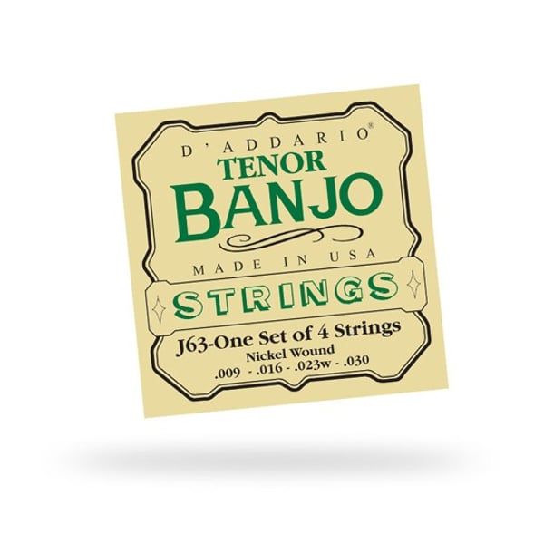 D'ADDARIO Tenor Banjo Strings, Nickel, 9-30