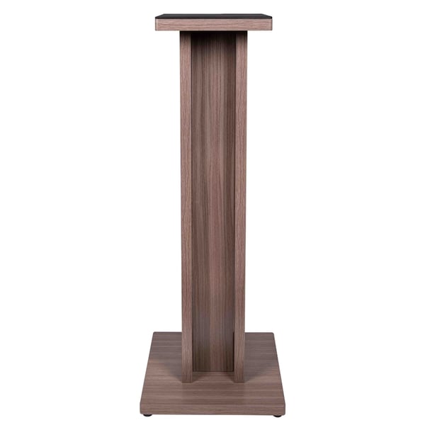 Gator Frameworks GFW-ELITESPKSTMN-GRY Coppia di supporti per monitor da studio in legno con finitura grigia Driftwood<br>