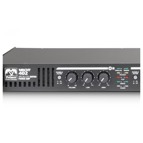 PALMER MACHT 402 FINALE DI POTENZA A RACK 19" PER CHITARRA 400W