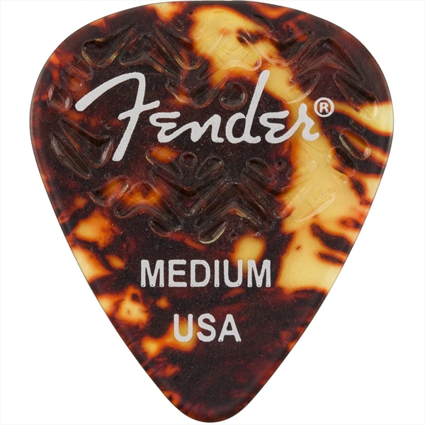 FENDER Plettri 351 Shape Tortoise Shell Medium Confezione da 6. Modello 1983351300