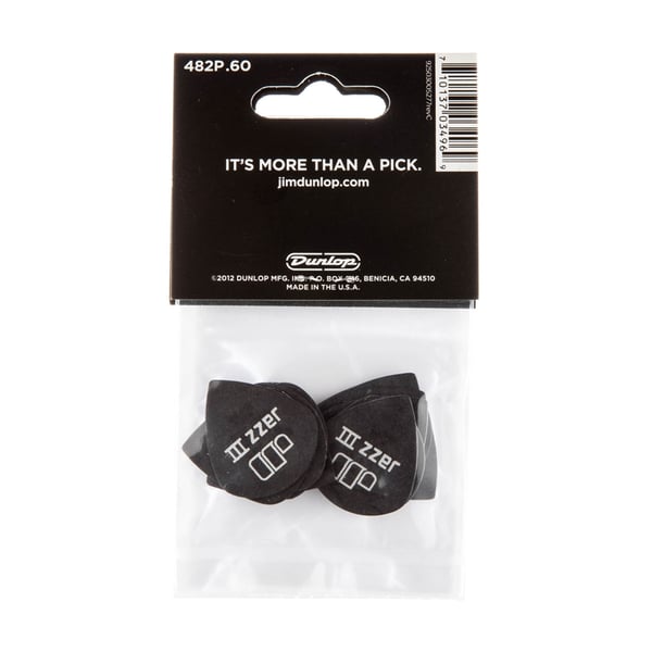 Dunlop 482P Pitch Black Jazz III .60