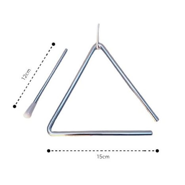 ANGEL Triangolo in metallo con battente. Modello APT-R6