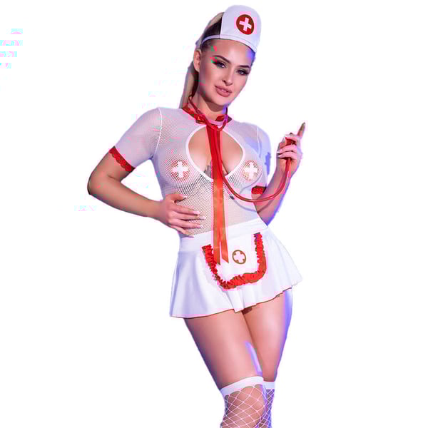 CHILIROSE - CR 4365 DÉGUISEMENT DINFIRMIÈRE SEXY S/M
