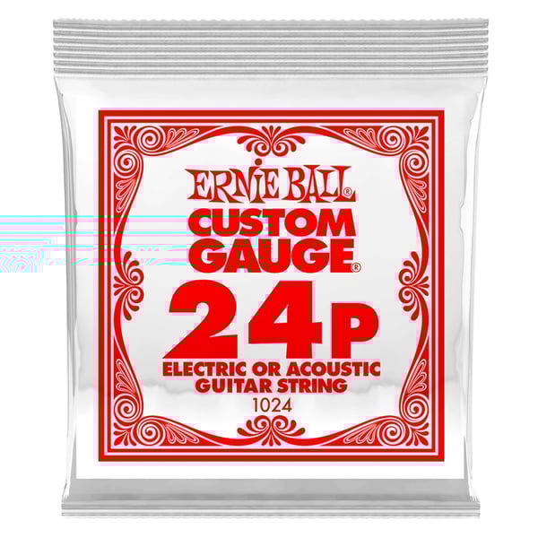 Ernie Ball 1024 Plain Steel .024. Modello P01024