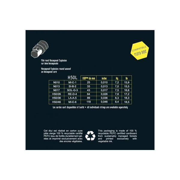 Savarez Hexagonal Explosion - H50L Light Set 010/046