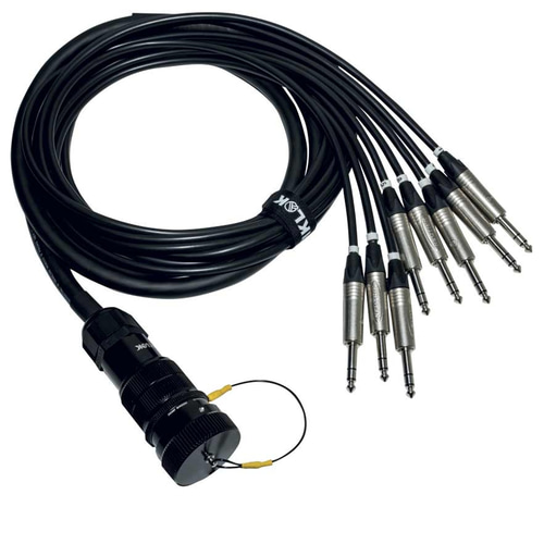 Quik Lok ITPRO/SY25M8JS-2,5 Frusta 8 Canali Syntax M Jack TRS 2,5 mt