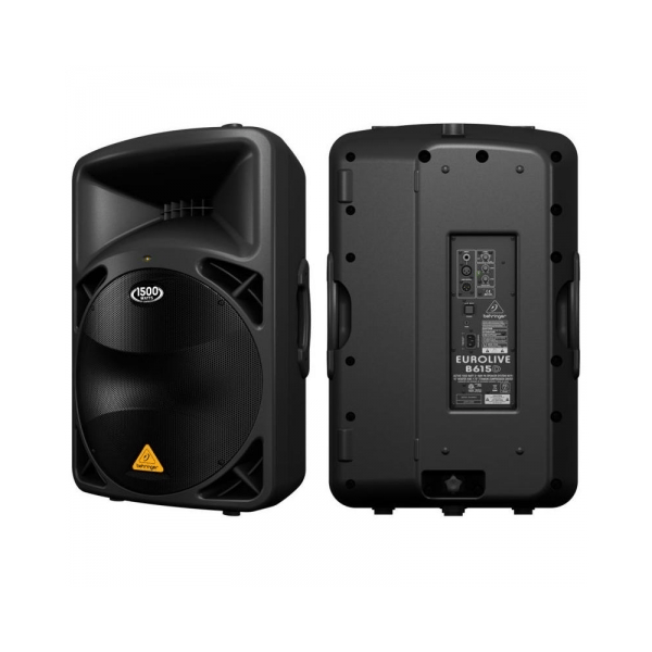 BEHRINGER B615D CASSA ATTIVA 1500 WATT 2 VIE WOOFER 15" DIGITALE DRIVER TITANIO 1,75" EQUALIZZATORE 2 BANDE