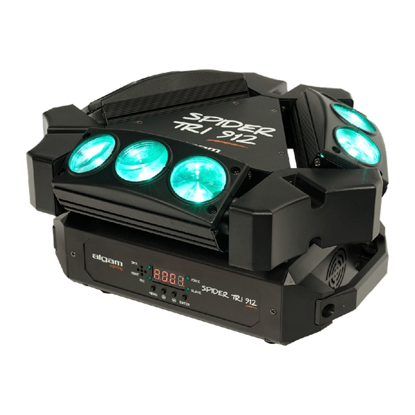 Algam Lighting SPIDER-TRI-912 Mini Barre Motorizzate Beam 9x12W