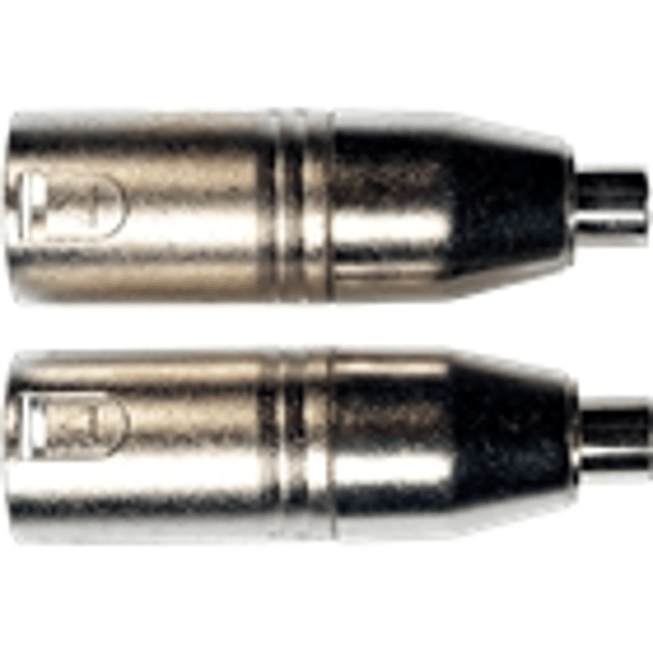 Yellow Cable AD21 Adattatore RCA Femmina/XLR Maschio 2 Pcs