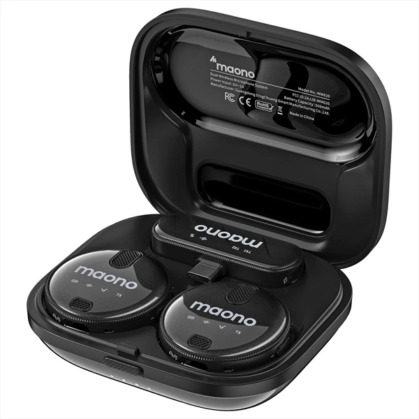 MAONO Microfono Wireless lavalier per smartophone