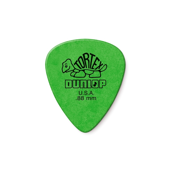 Dunlop 418P Tortex Standard Green .88