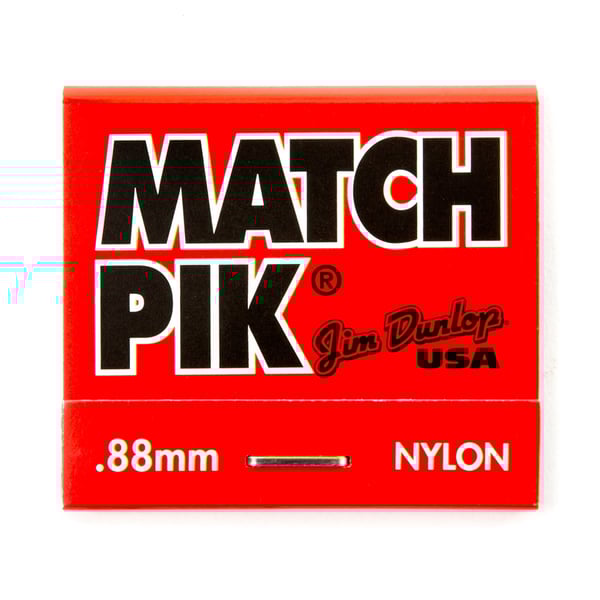 Dunlop 448R.88 Match Piks Nylon Dark Gray .88mm