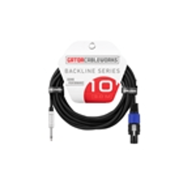 Gator Cableworks GCWB-SPK-10-1TL Cavo speaker jack TS dritto/speakon 3 m Serie Backline