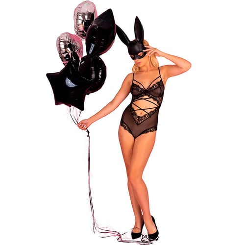 LIVCO CORSETTI BODIES LIVCO CORSETTI FASHION - KYLSSIAM LC 90613 BODY NERO L/XL