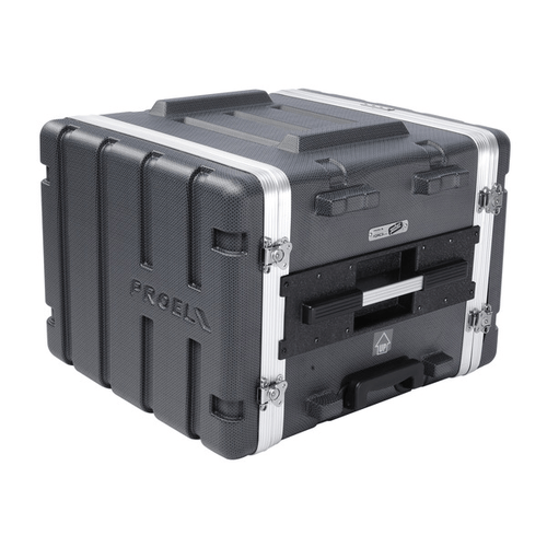 PROEL STAGE Custodia a rack 19' - 8U - realizzata in Polietilene Force, con ruote