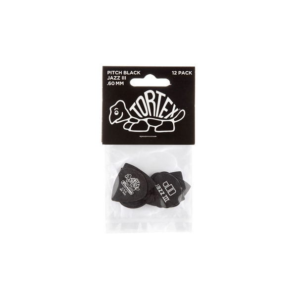 Dunlop 482P Pitch Black Jazz III .60