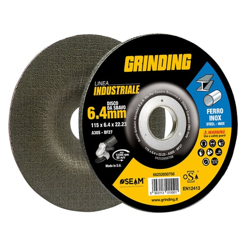 MOLA ABRASIVA DA SBAVO 'GRINDING LINEA INDUSTRIALE' ø 230 x 6,8