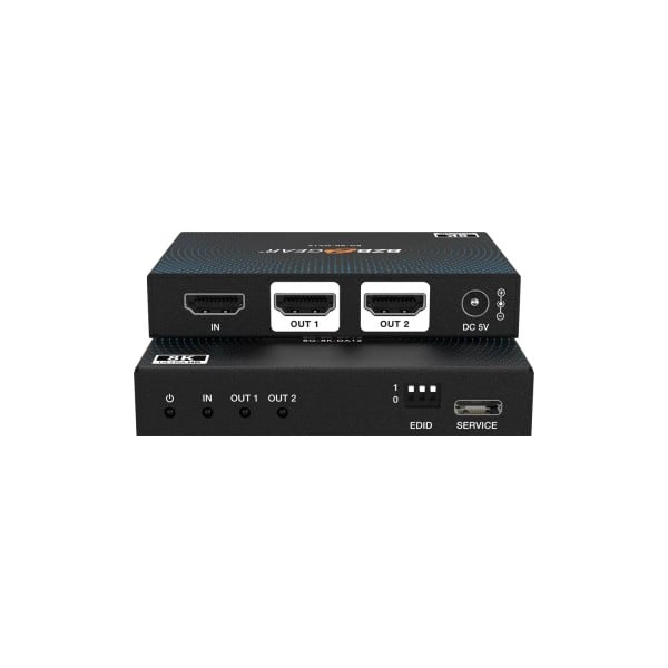 BZBGEAR 1X4 8K UHD HDMI 2.1 SPLITTER CON AUTODOWNSCALING 8K60/4K120