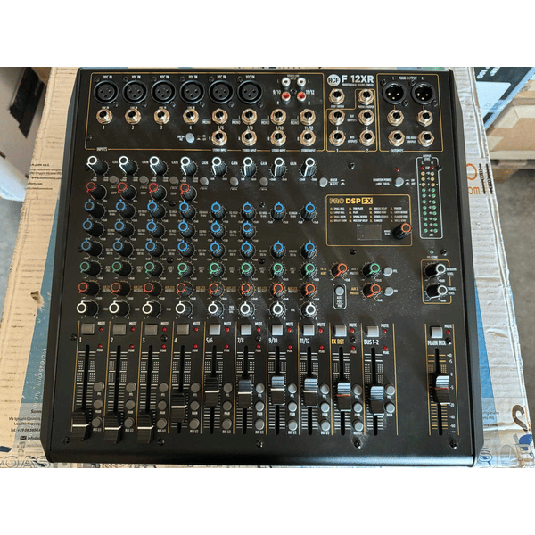 RCF F12XR MIXER 12 CANALI CON EFFETTI ED INTERFACCIA AUDIO USB USATO