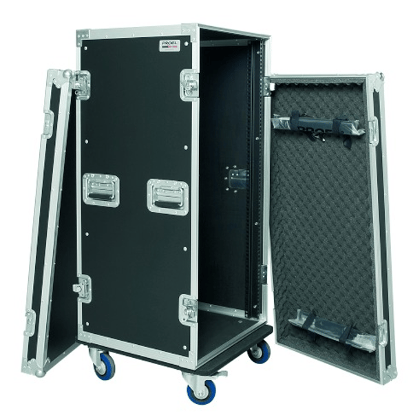 PROEL STAGE Flight case professionale 24U a rack 19', profondità utile 45cm.