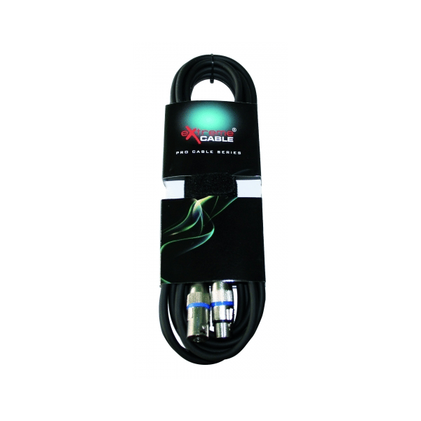 EXTREME CAVO MICROFONO/CASSE 5 METRI 1 CONNETTORE XLR MASCHIO 1 FEMMINA + STRAP + 12 ANELLINI CAVO MICROFONICO 6.5MM CONNETTORI SMONTABILI METALLO ANTISCIVOLO