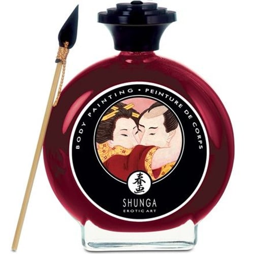 SHUNGA – ERDBEER- UND CAVA-KÖRPERBEMALUNG