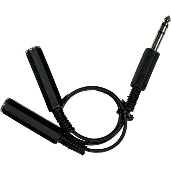 Yellow Cable B2FST Cavo Y Stereo 2x TS (Mono) Femmina/1x Jack TRS (Stereo)