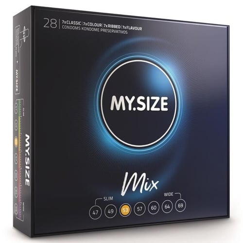 MY SIZE MIX MY SIZE - MIX PRESERVATIVI 53 MM 28 UNIT