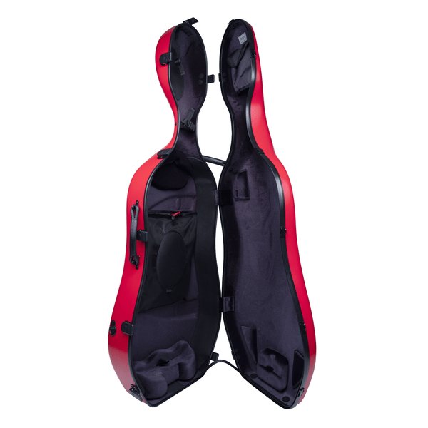 BAM ITALIA 1001SRG CUSTODIA CLASSIC PER VIOLONCELLO - POMEGRANATE RED