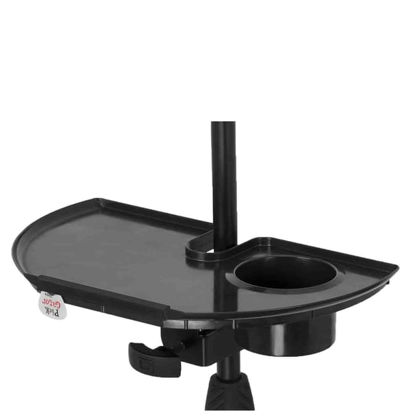 Gator Frameworks GFW-MICACCTRAY Vassoio per accessori con portabicchiere per asta microfonica&lt;br&gt;