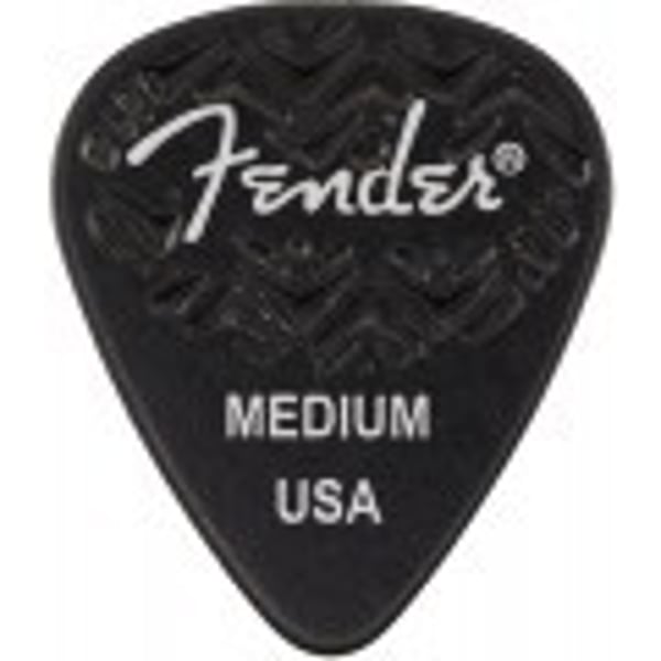FENDER Plettri 351 Shape Black Medium Confezione da 6. Modello 1983351306
