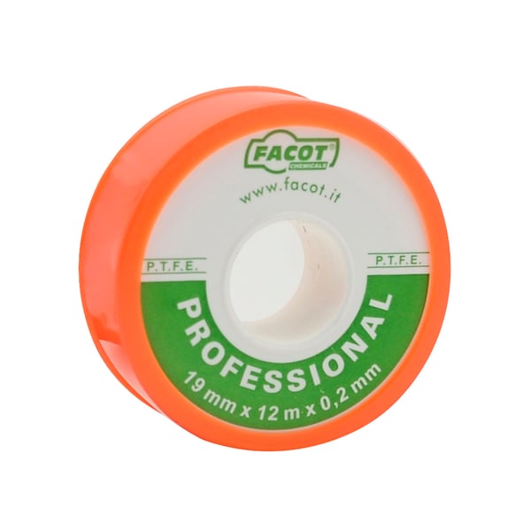NASTRO P.T.F.E TEFLON PROFESSIONAL. Misura H 19 mm x 15 m