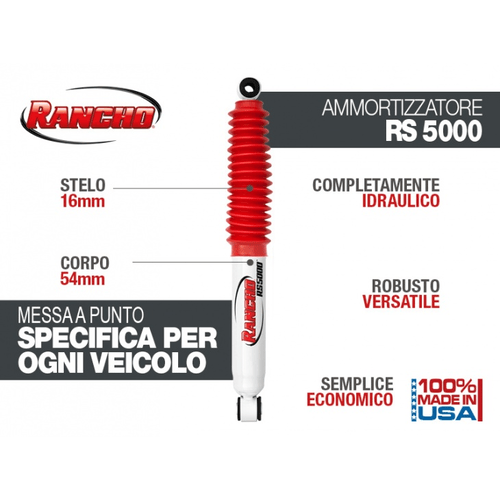 AMMORTIZZATORE RANCHO 5000 PER SUZUKI JIMNY POSTERIORE
