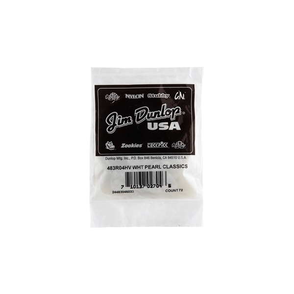 Dunlop 483R#04 White Perloid - Heavy