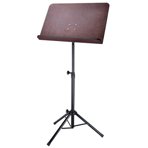 SOUNDSATION Leggio da orchestra con tavola in legno completo di borsa in nylon